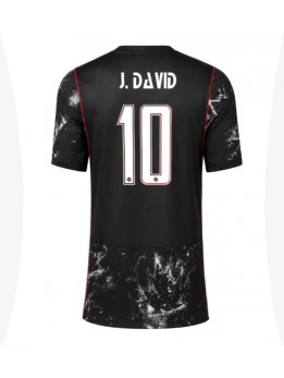 Kanada Jonathan David #10 Auswärtstrikot für Frauen WM 2026 Kurzarm